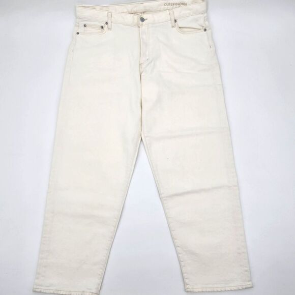 Outerknown Fillmore Boyfriend S.E.A. Cream Jeans Size 32 - Picture 5 of 8